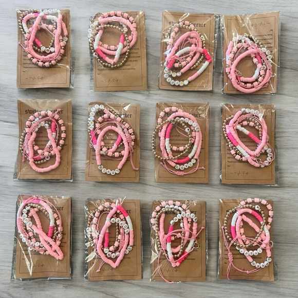 12 packs of Taylor Swift Swiftie Lover Friendship Bracelets and Bag Bundle Set - Picture 2 of 6